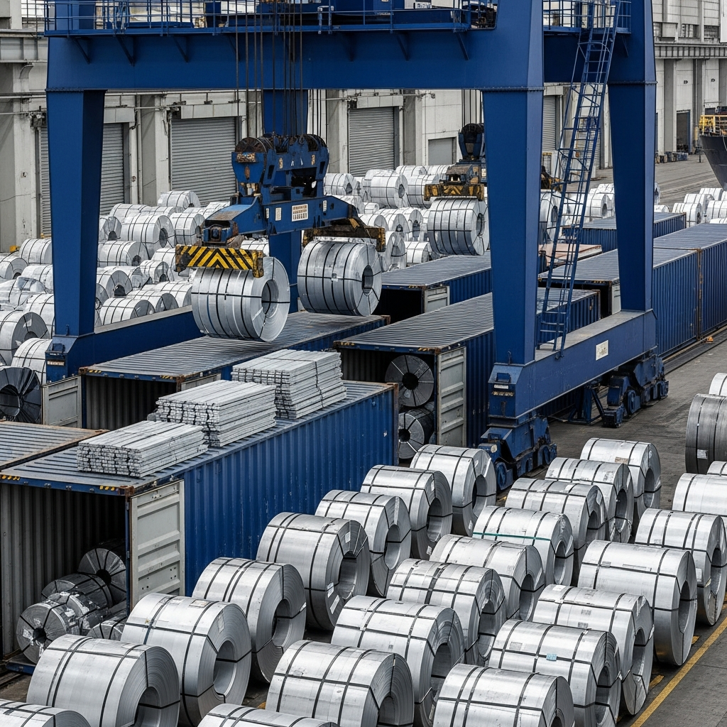 Automotive aluminum supply chain logistics and shipping